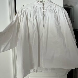 Maje Victorian looking cotton blouse